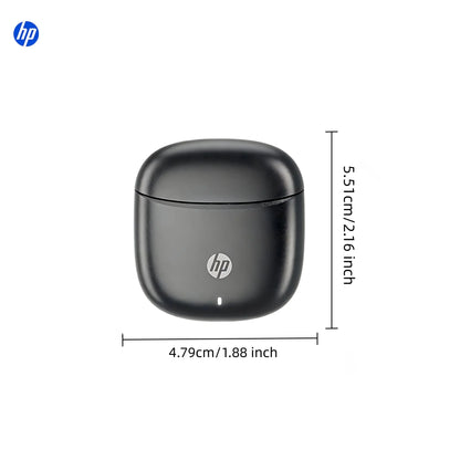 HP 2026 TWS Wireless Bluetooth Earbuds with Fast Charging, Extended Battery Life, HD Voice Call, Touch Control, and Ergonomic Design for iOS and Android Compatibility
