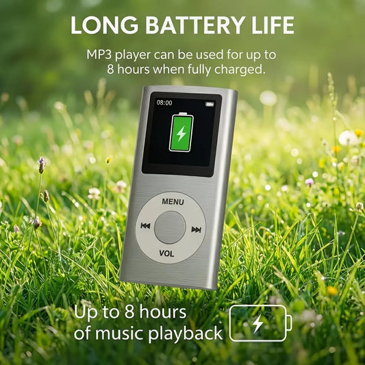Portable MP3/MP4 Lossless Music Player with LCD Screen, Suitable for Students—Listening to Music, Reading, Travel, and Offline Use; an Ideal Student Gift. Does Not Include a TF Card.