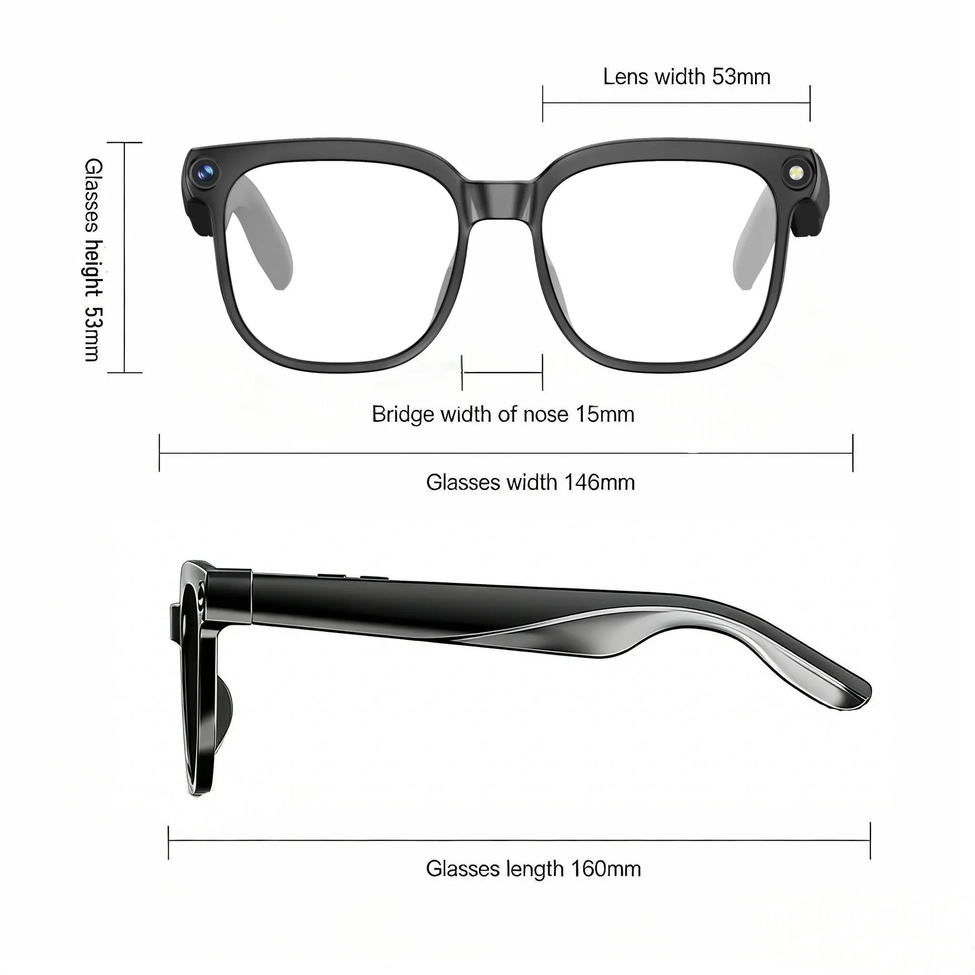 Smart AI Camera Glasses with 8MP Photochromic Lenses ,Button Touch Adjustment for Travel Outdoor Adventures Hands-Free Photography 160+Languages Real-Time Translation Bluetooth Wireless Wearable Video Recording UV Protection